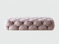 Sofa 185×160×52 cm - Altrosa - Langflorbezug mit tiefer Rundheftung